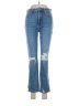 Just Black Hearts Blue Jeans Size 28 waist - photo 1