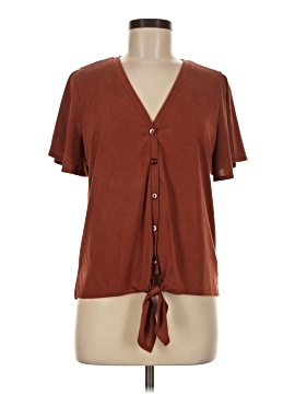Green Envelope Short Sleeve Top