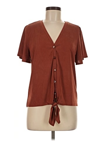 Green Envelope Short Sleeve Top (view 1)