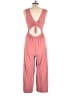 Black Swan Solid Pink Jumpsuit Size L - photo 2