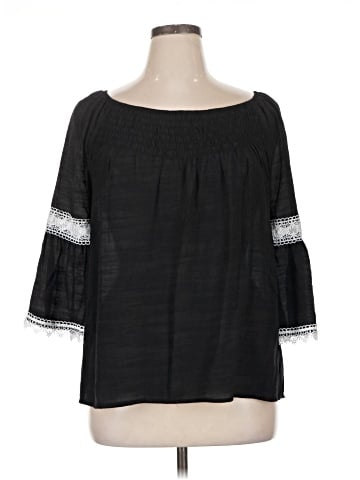 Cato 3/4 Sleeve Blouse (view 1)