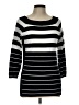One A Stripes Black Pullover Sweater Size L - photo 1
