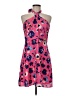 Hutch 100% Polyester Print Pink Cocktail Dress Size 6 - photo 1