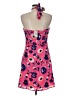 Hutch 100% Polyester Print Pink Cocktail Dress Size 6 - photo 2