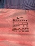 Nike 100% Polyester Color Block Blue Athletic Shorts Size 6 - 7 - photo 3