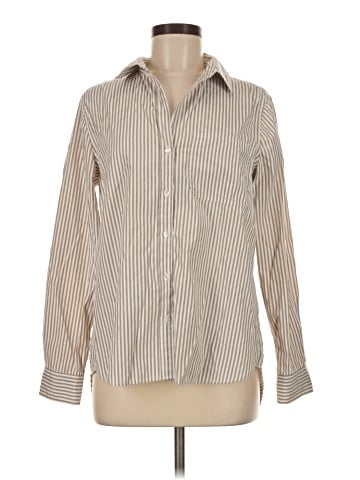 Velvet Heart Long Sleeve Button-Down Shirt (view 1)