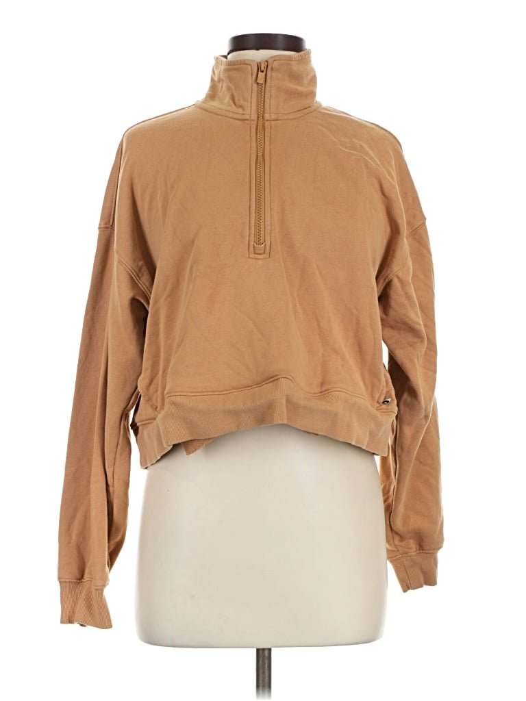 Pre-owned Fabletics Sweatshirt In Tan