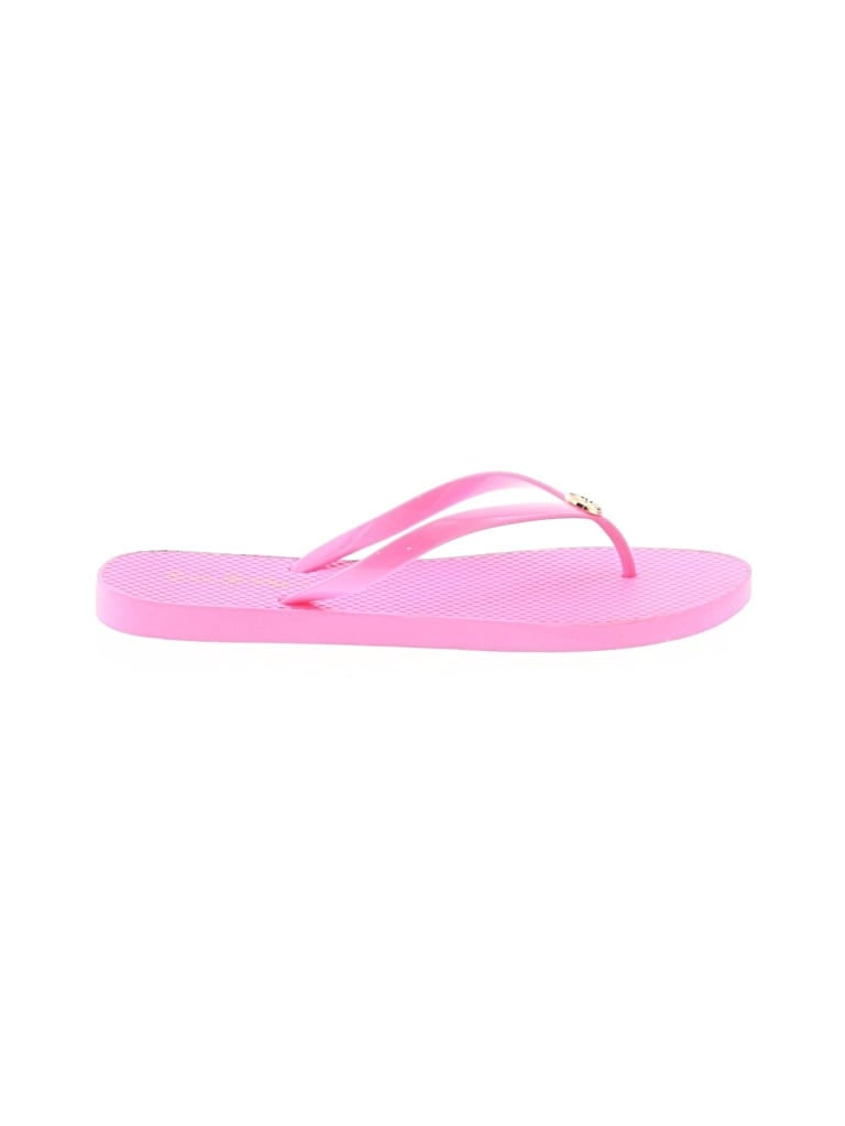 Pre-owned Lilly Pulitzer Flip Flops In Pink