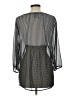 New Directions 100% Polyester Gray 3/4 Sleeve Blouse Size L - photo 2