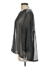 New Directions 100% Polyester Gray 3/4 Sleeve Blouse Size L - photo 5
