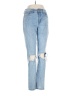 Rewash Hearts Blue Jeans Size 26 waist - photo 1