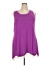 Logo Layers Purple Sleeveless Top Size 2X - photo 1