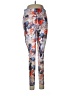 Unbranded Print Gray Orange Active Pants Size 29 waist (estimated) - photo 1