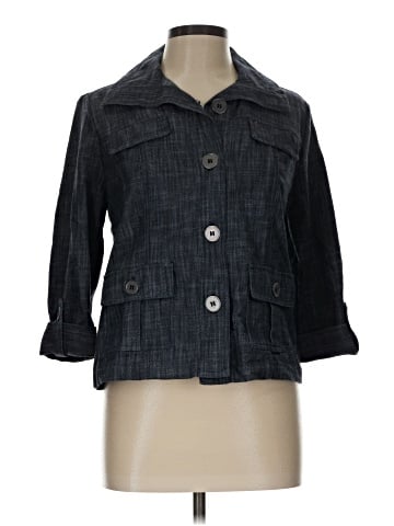 JM Collection Denim Jacket (view 1)