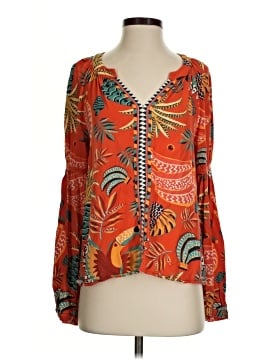 FARM Rio for Anthropologie Long Sleeve Blouse (view 1)