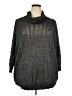 Cathy Daniels Metallic Gray Poncho Size 3X - photo 1
