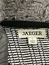 Jaeger Houndstooth Black Pullover Sweater Size L - photo 7