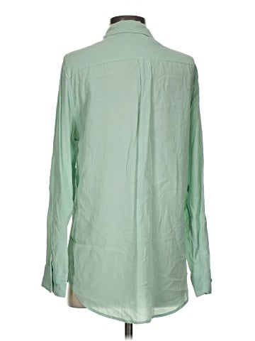 Equipment Long Sleeve Silk Top (view 2)