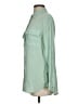 Equipment 100% Silk Green Long Sleeve Silk Top Size S - photo 5
