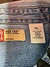 Levi's 100% Cotton Blue 3/4 Sleeve Button-Down Shirt Size XL - photo 7