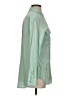 Equipment 100% Silk Green Long Sleeve Silk Top Size S - photo 4