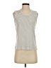 DKNY 100% Polyester Gray Sleeveless Blouse Size S - photo 1