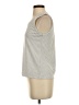 DKNY 100% Polyester Gray Sleeveless Blouse Size S - photo 5