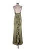 PrettyLittleThing 100% Polyester Green Casual Dress Size 4 - photo 2