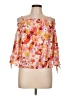 BCX Orange 3/4 Sleeve Blouse Size L - photo 1