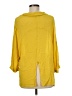 Cha Cha Vente 100% Rayon Yellow 3/4 Sleeve Blouse Size M - photo 2
