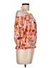 BCX Orange 3/4 Sleeve Blouse Size L - photo 4