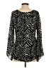 Parker 100% Silk Black Long Sleeve Silk Top Size XS - photo 2