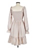 Shein 100% Polyester Tan Casual Dress Size M - photo 2