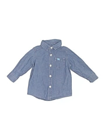 Carter's Long Sleeve Button-Down Shirt (view 1)