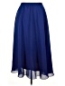 Unbranded Solid Blue Formal Skirt Size 14 - photo 1