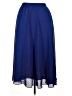Unbranded Solid Blue Formal Skirt Size 14 - photo 2