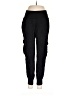 Cinq à Sept 100% Cupro Black Cargo Pants Size M - photo 1