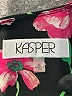Kasper Floral Black 3/4 Sleeve Blouse Size XL - photo 7