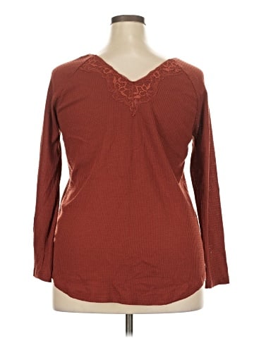 Torrid Long Sleeve Henley (view 2)