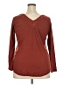 Torrid Burgundy Long Sleeve Henley Size 2X Plus (2) - photo 2