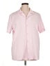 Coofandy 100% Polyester Pink Short Sleeve Blouse Size XL - photo 1