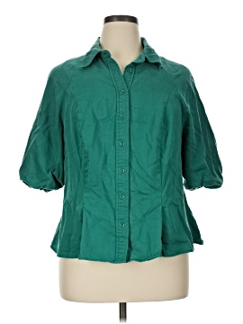 Wit & Wisdom 3/4 Sleeve Button Down Shirt
