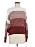 Assorted Brands 100% Acrylic Color Block Burgundy Pullover Sweater Size M - photo 1