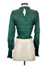 Glam 100% Polyester Green Long Sleeve Turtleneck Size S - photo 2