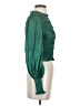 Glam 100% Polyester Green Long Sleeve Turtleneck Size S - photo 4