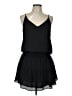 Krisa 100% Polyester Solid Black Casual Dress Size L - photo 1