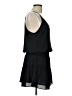 Krisa 100% Polyester Solid Black Casual Dress Size L - photo 4