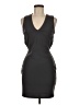Soprano Solid Gray Cocktail Dress Size M - photo 1