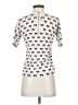 PREMISE Ivory Short Sleeve Turtleneck Size S - photo 2