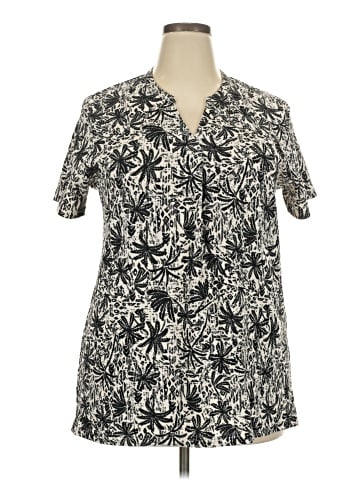 Isle Apparel Short Sleeve Blouse (view 1)